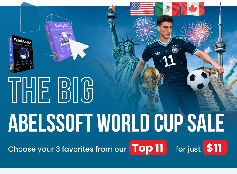 The Big Abelssoft World Cup Sale – 3 Bestselling Programs for Just $11.00